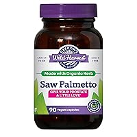 Certified Organic Saw Palmetto Capsules, Non-GMO, 1170 mg, 90 Count