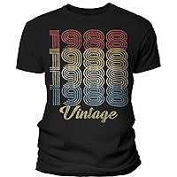 36th Birthday Gift Shirt for Men - Vintage 1988 Retro Birthday - 004-36th Birthday Gift