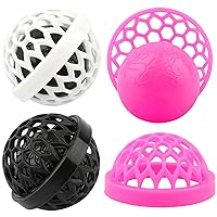 Purse Cleaning Ball, 3 Pcs Purse Ball Cleaner Keeps Your Bags Clean, Clean Ball Absorbs Debris and Dust in Purse/Cosmetic Bag/Backpack/Handbag Interior Cleaning Supplies(Pink/Black/White)