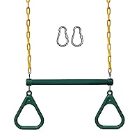Jungle Gym Kingdom Swing Sets for Backyard, Monkey Bars & Swingset Accessories - Set Includes 18