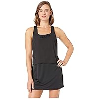 Nike Sport Mesh Reversible Layered Dress Cover-Up Black LG