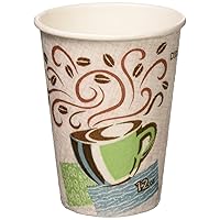 Dixie Paper Perfectouch Disposable Hot Cups, 12 OZ Cups / 50 Count