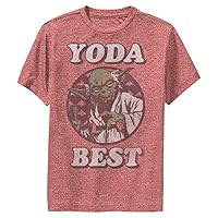 STAR WARS Yoda Best Boys Short Sleeve Tee Shirt
