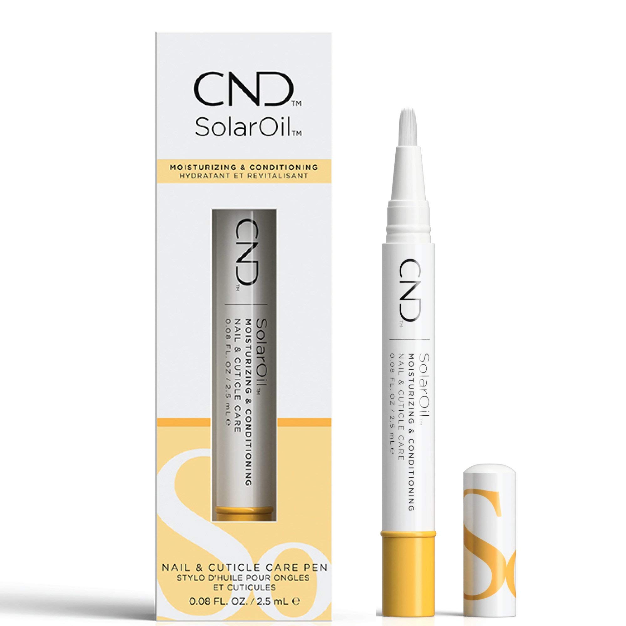 CND Solar Oil & RescueRxx Nail and Cuticle Care, Cuticle Oil Pen, Keratin Treatment Pen, On-the-Go, Travel-Sized Beauty