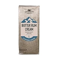Butter Rum Cream Flavored Ground Coffee, by Paramount Roasters, 1-12oz medium roast (Paramount Coffee Company)