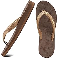 ONCAI Flip Flops For Women Yoga Mat Comfortable Beach Thong Sandals With Arch Support