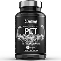 PCT Supplement for Men – Premium All-in-ONE Support for Bodybuilders, Weightlifters & Athletes – Natural AI | Post Gear PCT Support Booster – 6300mg – (240 Veggie Caps)