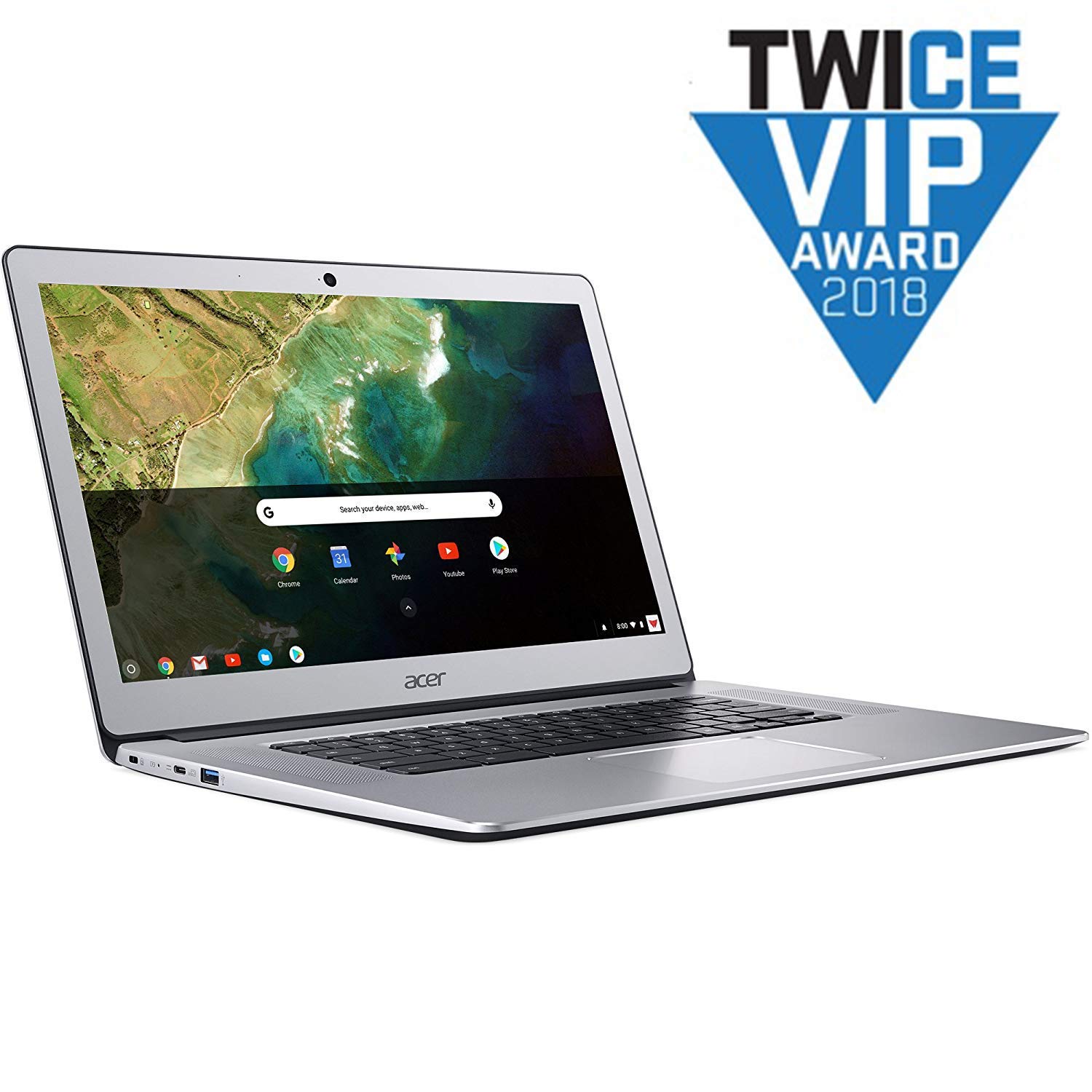 Acer Chromebook 15, Intel Celeron N3350, 15.6