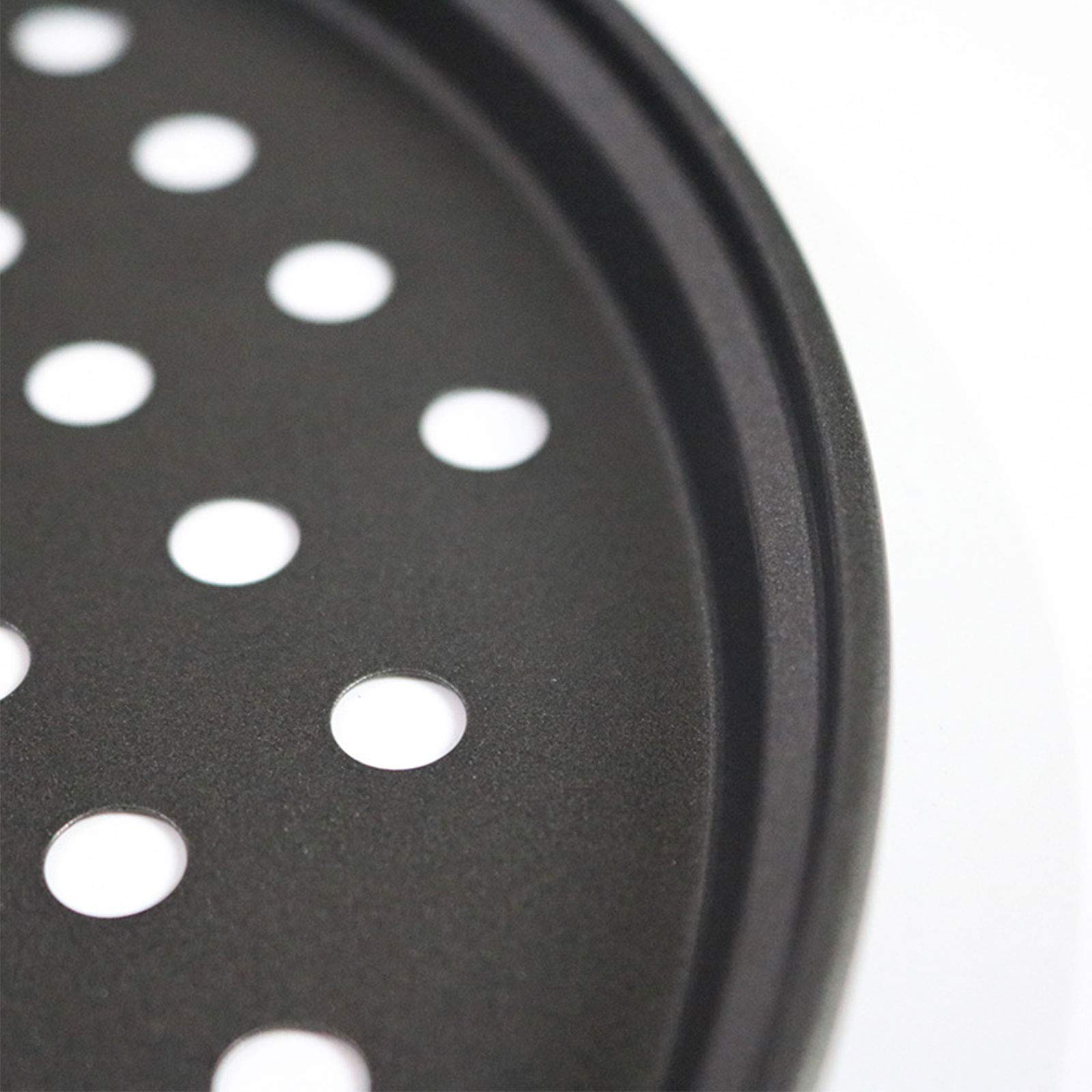 Pizza Pan for Oven, 12 inch Nonstick Pizza Pans, Carbon Steel Pizza Pan with Holes, Pizza Baking Pan for Oven Baking Supplies, for Home Baking Kitchen Oven Restaurant