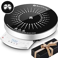 Portable Induction Cooktop, Electric Hot Plate, Programmable Single Burner  with