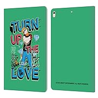 Officially Licensed Just Dance Drop The Beat Artwork Compositions Leather Book Wallet Case Cover Compatible with Apple iPad Pro 10.5 (2017)