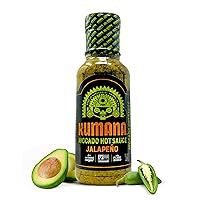 Kumana Avocado Hot Sauce, Jalapeño - Made with Ripe Avocados and Chili Peppers - Perfect Balance of Creamy and Spicy - Adds Delicious Flavor to Any Dish - Perfect for Grilling, Marinating, or Dipping - 13.1 Oz. Bottle