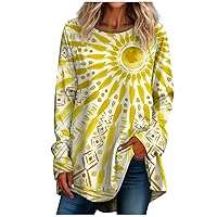 Oversize Vacation Shirt Button Down Shirts for Women Button Down Shirt Women T-Shirts Vacation Shirt Long Sleeve Tops for Women Black Blouse for Women Yellow M
