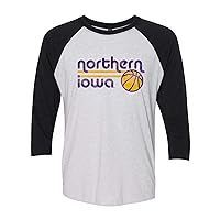 NCAA Basketball Bubble, Team Color 3/4-Sleeve Raglan T Shirt, College, University