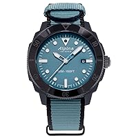 Alpina Mens Seastrong Diver Gyre Automatic NATO Strap Watch