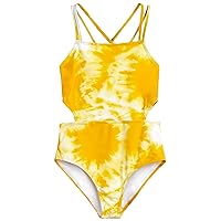 Kanu Surf Girls Beach Girl Sport Cut-Out one Piece Swimsuit