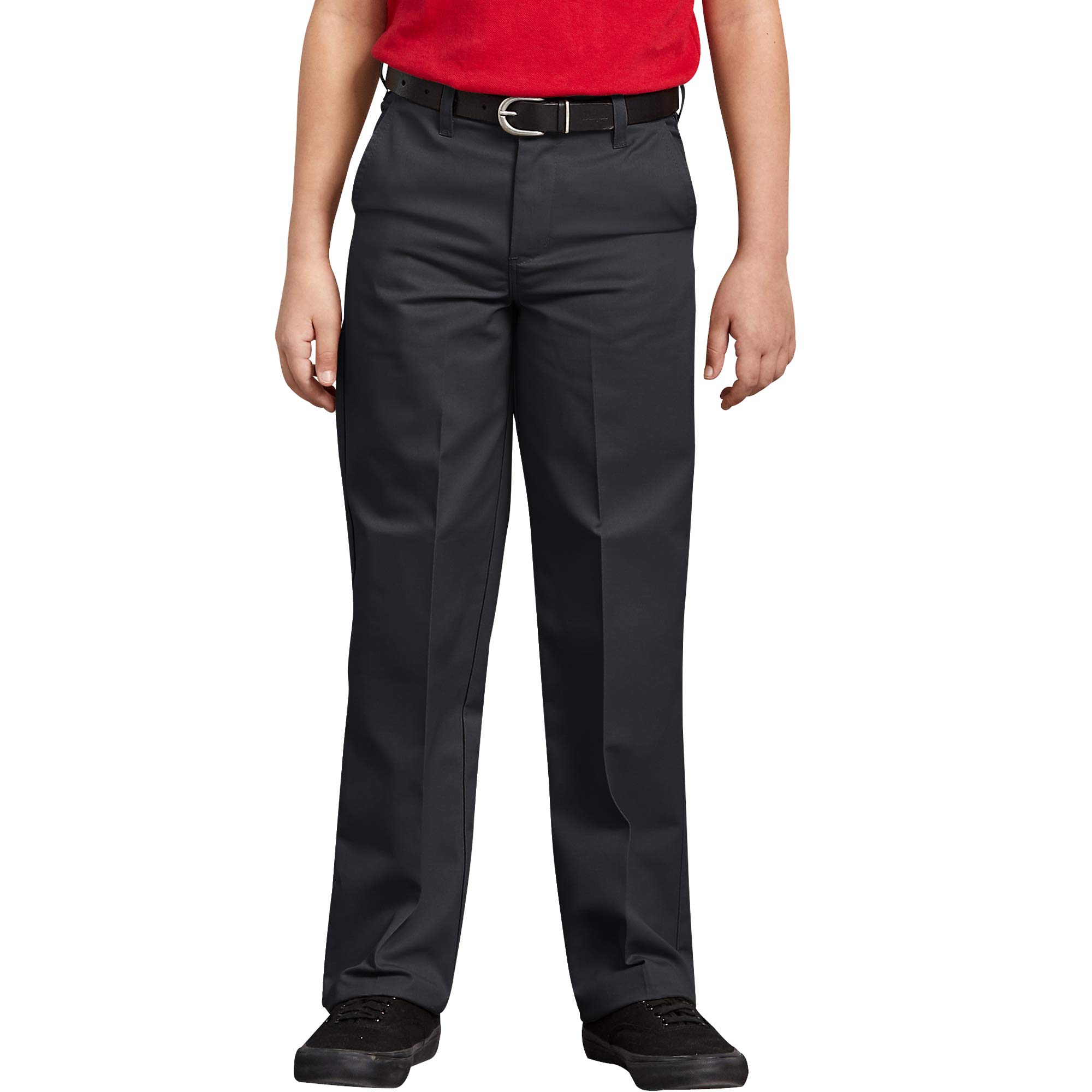 Dickies Boys' Big Flex Waist Flat Front Pants