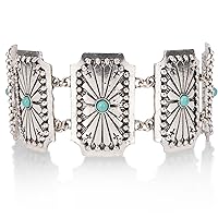 Montana West x Wrangler Jewelry Western Concho Cuff Bracelets for Women Girls Gift