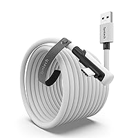 Syntech Link Cable 20 FT Compatible with Meta/Oculus Quest 3, Quest2/Pico4 Accessories and PC/SteamVR, High Speed PC Data Transfer, USB 3.0 to USB C Cable for VR Headset