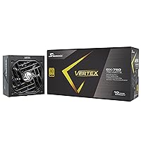 Seasonic Vertex GX-750 | 750W | 80+ Gold | ATX 3.0 & PCIe 5.0 Ready | Full-Modular | ATX Form Factor | Low Noise | Premium Japanese Capacitor | Nvidia RTX 30/40 Super & AMD GPU Compatible