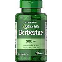 Puritan's Pride Berberine 500 mg, 60 Capsules
