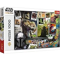 Trefl - Star Wars Mandalorian, Grog Collection - Puzzle 1000 Pieces - Collage Puzzle With Fairy Tale Figures, DIY Jigsaw Puzzle, Creative Entertainment, Funny, Classic Puzzle For Adults And Kids Over