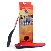 Pure Stride Professional Full Length Orthotics - Shoe Insert & Support for Metatarsals, High Arch, Flat Feet - Pain Relief for Plantar Fasciitis, Arch, Heel - 1 Pair, Men's 3-3.5 / Women's 5-5.5