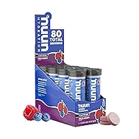 Sport + Caffeine Electrolyte Tablets for Proactive Hydration, Wild Berry, 8 Pack (80 Servings)