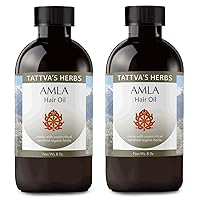 Amla Hair Oil 8 oz .(2 Pack 16 Oz) - Promotes Hair Growth - Natural Conditioner Reduces Premature Graying - From