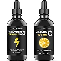 Vitamin B1 Thiamine Mononitrate - Liquid Drops - 2 oz