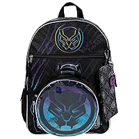Size one size Kids' 16-inch Black Panther Backpack with Matching Lunch Bag,  Blue - Walmart.com