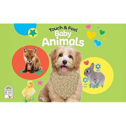 Touch & Feel Baby Animals - Children's Board Book for Babies & Toddlers, Ages 1-3