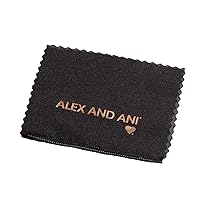 Alex and Ani Jewelry Polishing Cloth, 100% Cotton Flannel, Double-Sided, Reusable, 3 x 4.5 inches, White, One-Size (AA14POLCLOTH)