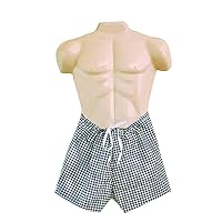 Dipsters Disposable Patientwear / Swimwear, Men's Drawstring Shorts, X-Large (12 Pack)