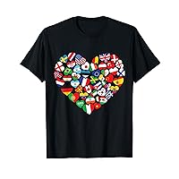 Flags of Countries of the World international flag heart T-Shirt