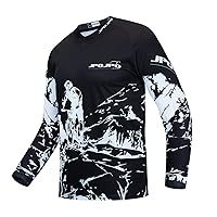 Kids Cycling Jersey Downhill Shirts 4-14 Years for Girls Boys Clothing Long Sleeve Powersports Bike Child Bicycle BMX Tops