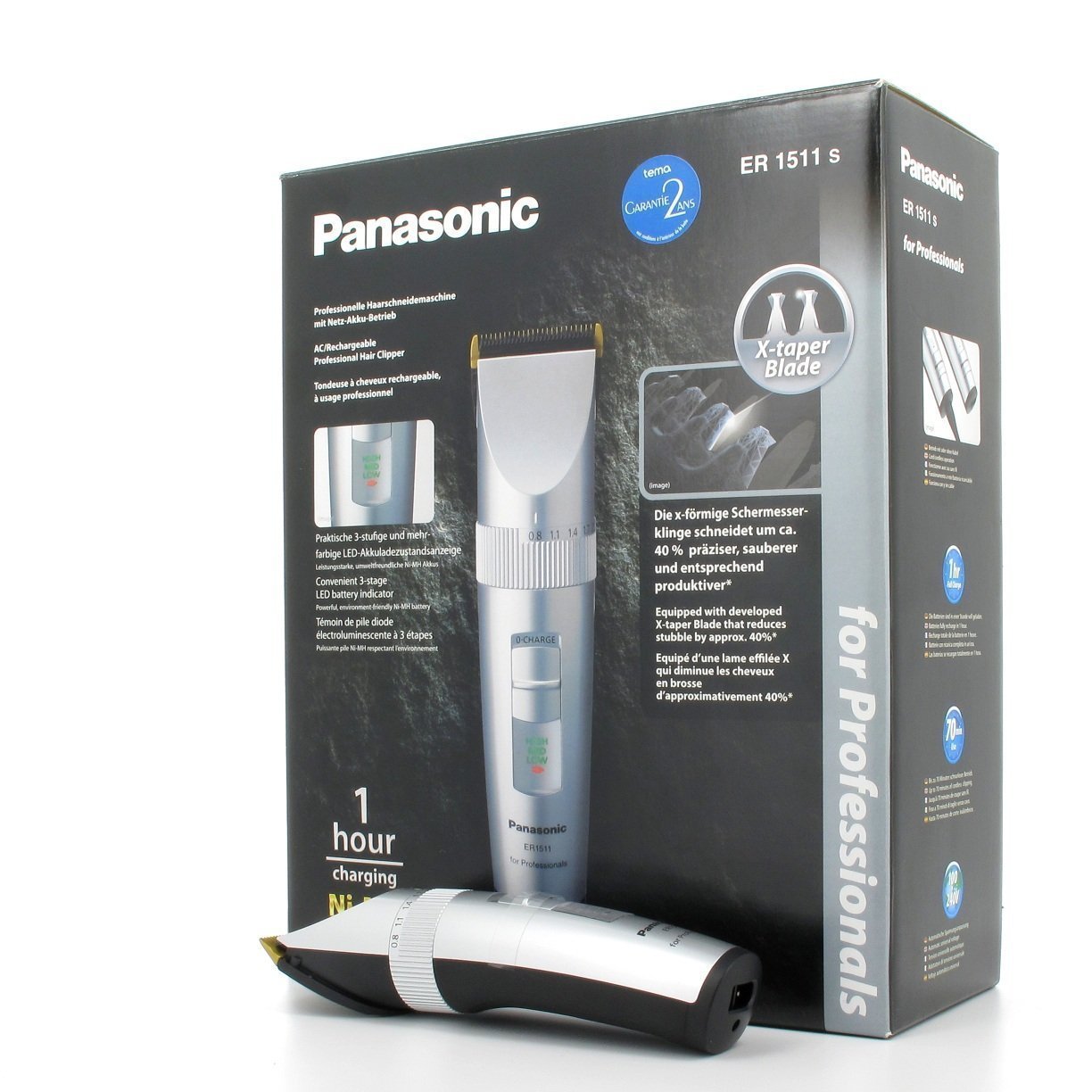 Panasonic ER1511 Professional Cordless Hair Clipper