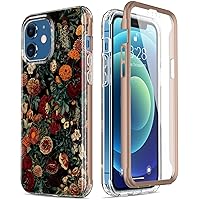 Esdot Compatible with iPhone 12 Case,iPhone 12 Pro Case with Built-in Screen Protector,with Fashionable Designs for Women Girls,Protective Phone Case for iPhone 12/12 Pro 6.1