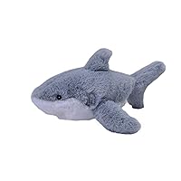Wild Republic EcoKins Mini Great White Shark Stuffed Animal 8 inch, Eco Friendly Gifts for Kids, Plush Toy, Handcrafted Using 7 Recycled Plastic Water Bottles
