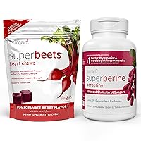 humanN SuperBeets Heart Chews & SuperBerine Capsules