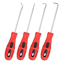 Swpeet 9Pcs Long Hook Set with Magnetic Telescoping Tool Kit, Precision  Scraper Gasket Scraping Hose Removal Puller Hook Perfect for Automotive and