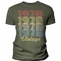 46th Birthday Gift Shirt for Men - Vintage 1978 Retro Birthday - 004-46th Birthday Gift