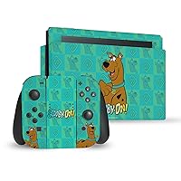 Officially Licensed Scooby-Doo Scoob Graphics Vinyl Sticker Gaming Skin Decal Cover Compatible with Nintendo Switch Console & Dock & Joy-Con Controller Bundle