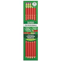 Ticonderoga® Erasable Checking Pencils, Presharpened, Carmine Red, Pack Of 12