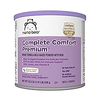 Amazon Brand - Mama Bear Complete Comfort Infant Formula Milk-Based Powder with Iron, 1.41 pound (Pack of 1), 22.5 Ounce