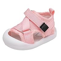 Kids Sandals Baby Boy Girl Canvas Solid Color Breathable Soft Sole Sandals Children Sport Shoes for School or Daily
