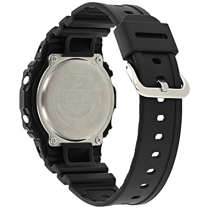 Casio Men's G-Shock Quartz Watch with Resin Strap, Black, 20 (Model: DW5600E-1V)