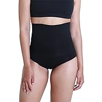 Ingrid & Isabel Basics Seamless Postpartum Compression Underwear, Over the Belly Fit, Compression & Support for Recovery
