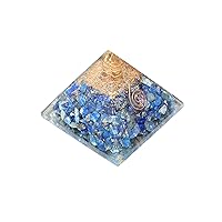Jet New Lapis Lazuli Chakra Orgone Pyramid Free Booklet jet International Crystal Therapy Crystal Gemstones Copper Metal Mix Rare Healing Positive Energy Tetrahedron Sacred Geometry Memory