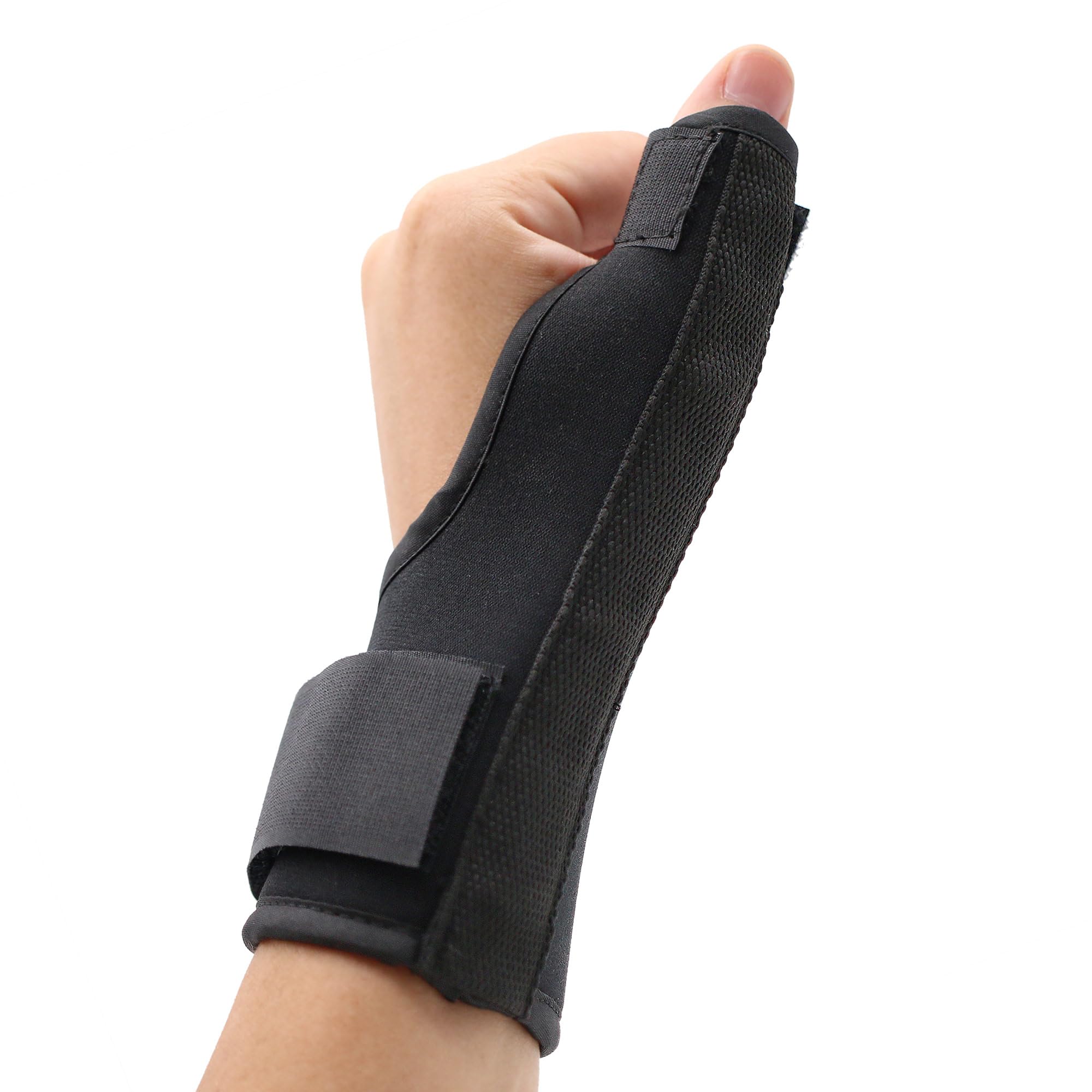 Heelbo Adjustable Thumb Brace & Wrist Strap, Fits Left or Right Wrist, FSA & HSA Eligible, Isolates and Stabilizes for Sprains, Fractures, Arthritis and Chronic Conditions